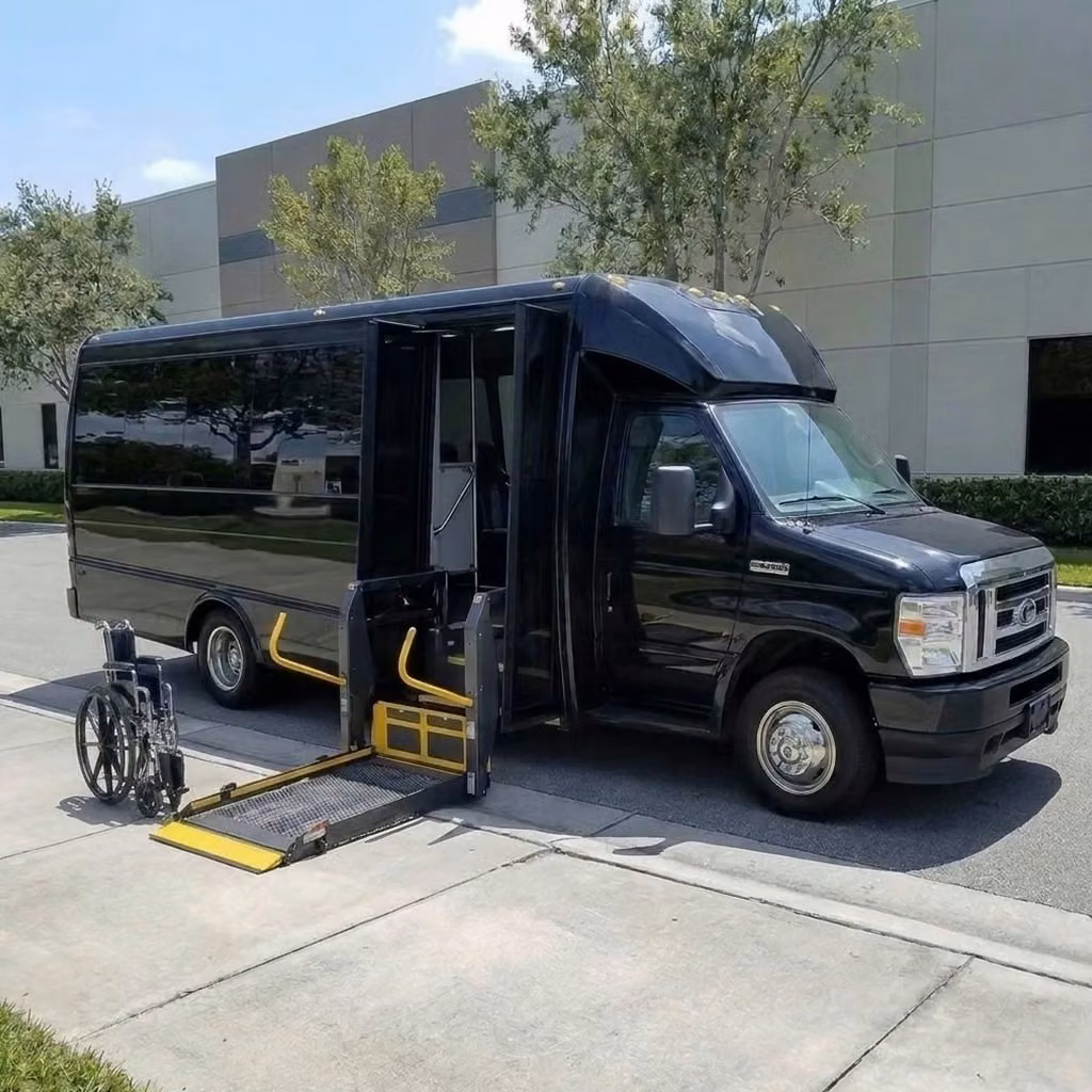martinez 18 passenger minibus wheelchair lift