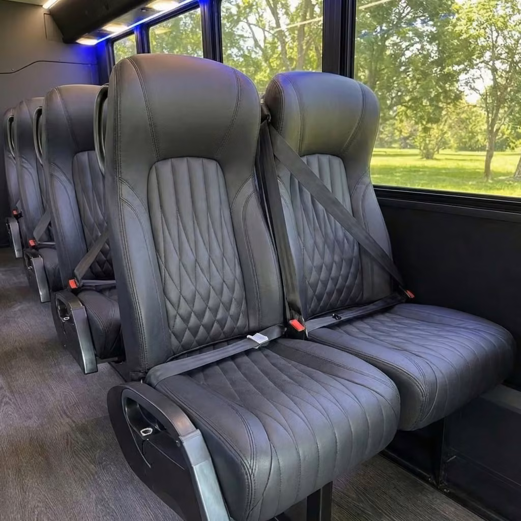 martinez 20 passenger minibus high back seats