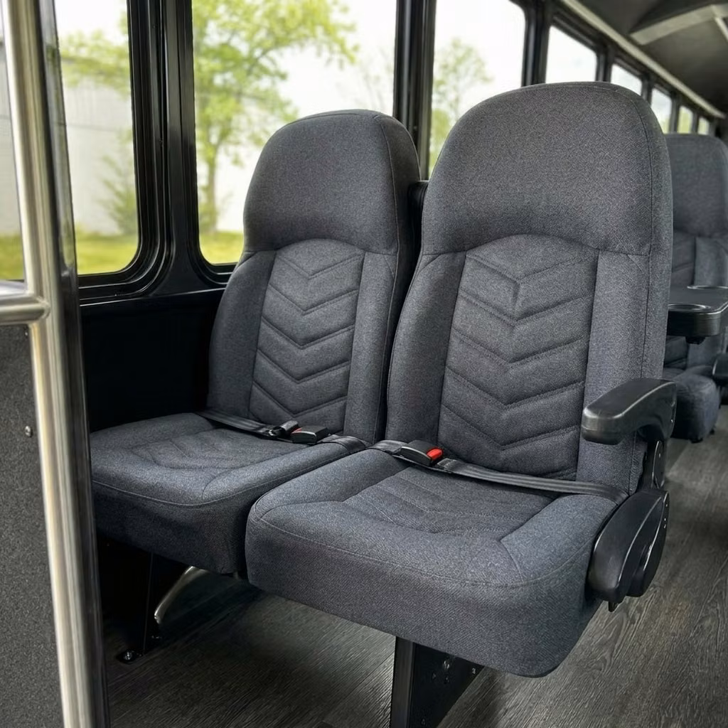 martinez 25 passenger minibus high back seats