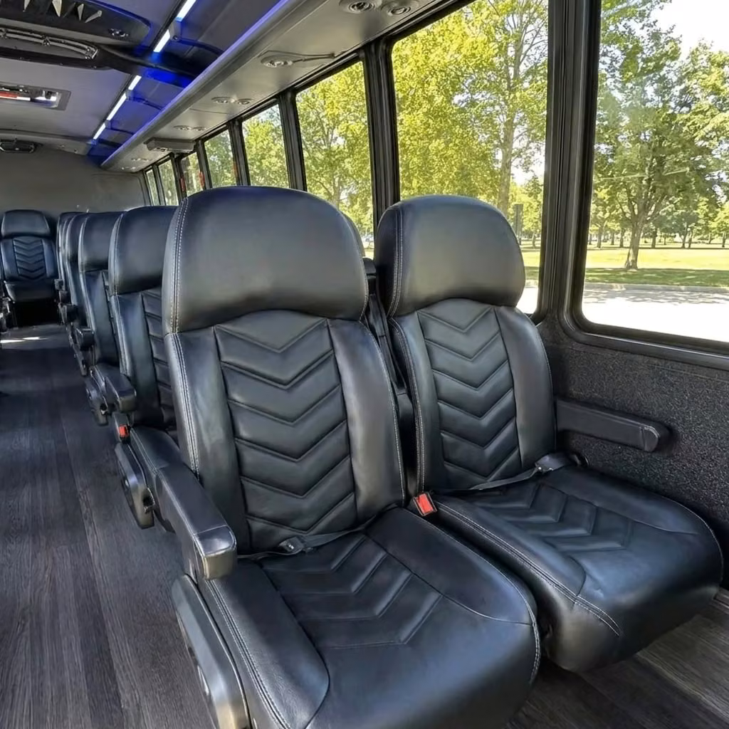 martinez 28 passenger minibus seating