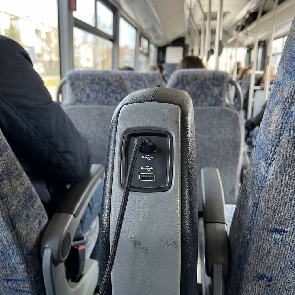 martinez 28 passenger minibus usb charging