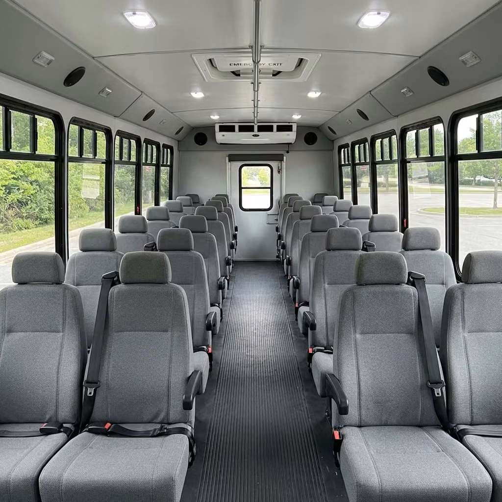 martinez 30 passenger minibus seating
