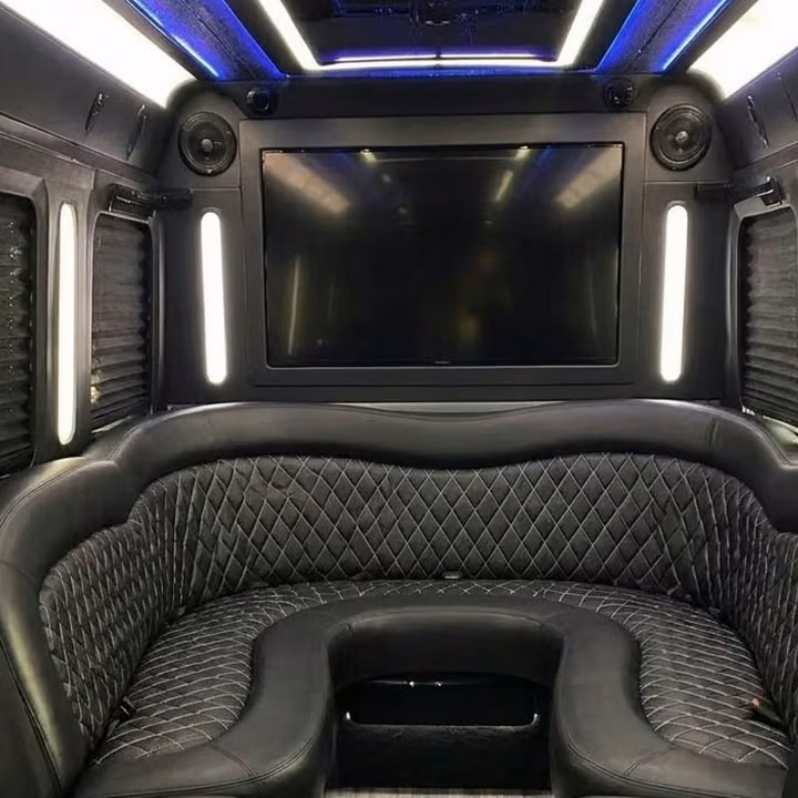 martinez party bus sound system